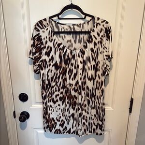 Leopard Print Women's Top